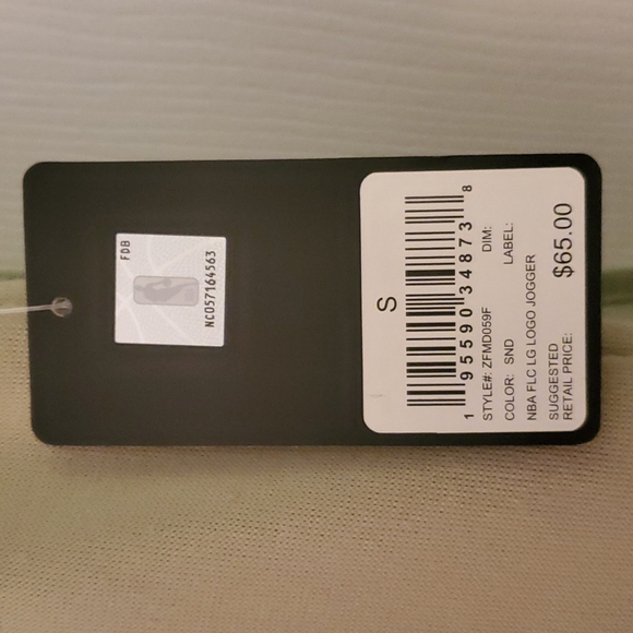 NWT NBA men's fleece lined joggers - Picture 4 of 6